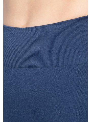 SMILODOX Schlaghose Leggings Aylin Scrunch in Dunkelblau