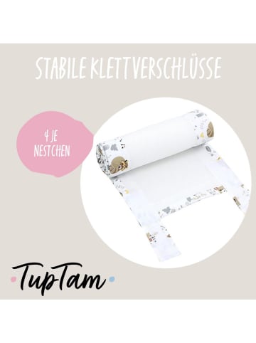 TupTam 2er- Set Bettumrandung in beige