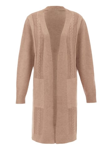 VIRITA Women Cardigan in Kamel