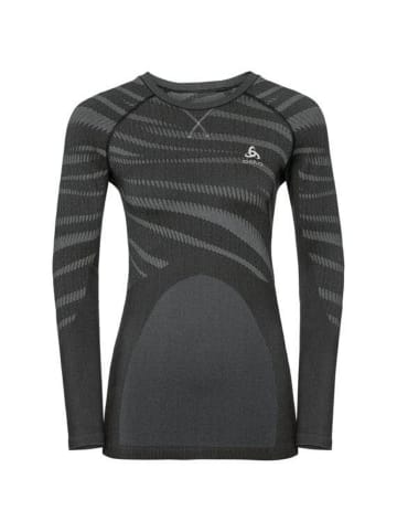 Odlo Unterhemd SUW TOP Crew neck l/s in Schwarz