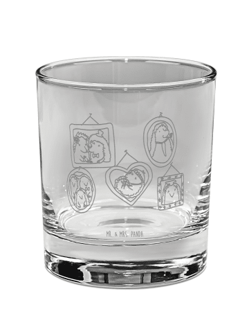Mr. & Mrs. Panda Tumbler Igel Familie ohne Spruch in Transparent