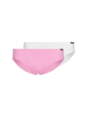 Skiny Slip 2er Pack in Rosa/Weiß