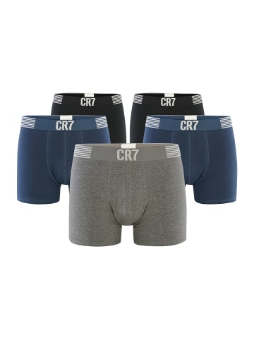 CR7 Retro Boxer Basic Organic in Dunkelblau/Weiß