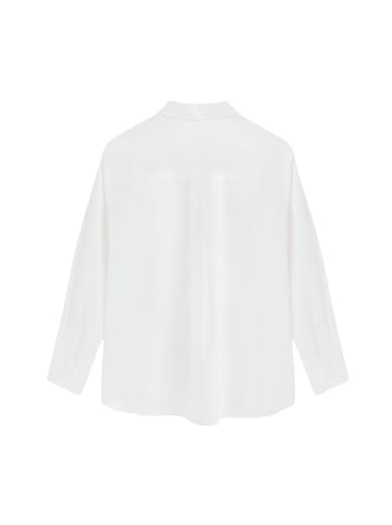 Polo Club Hemd WOMAN BASIC FIT POPLIN W LONG SLEEVE REGULAR FIT in weiß