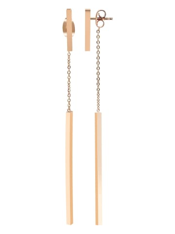 Adeliás Damen Ohrringe – Ohrstecker aus Edelstahl in gold