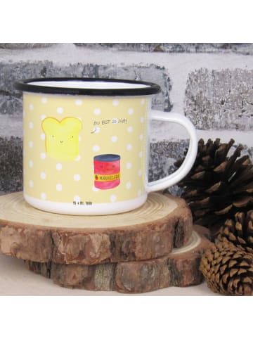 Mr. & Mrs. Panda Pott Toast Marmelade ohne Spruch in Gelb Pastell