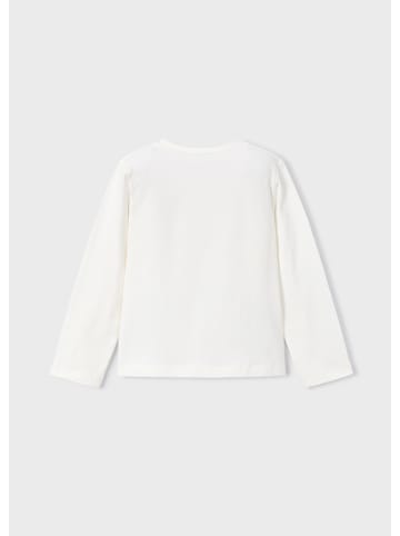 Mayoral Langarmshirt mit Pailletten in marineblau