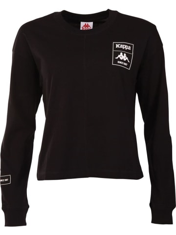 Kappa Longsleeve "Langarmshirt" in Schwarz