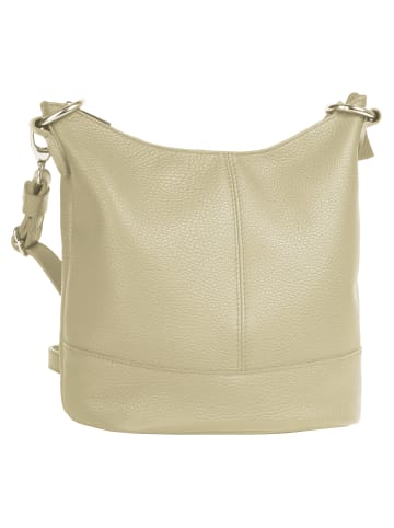 Cluty Umhängetasche echt Leder in beige