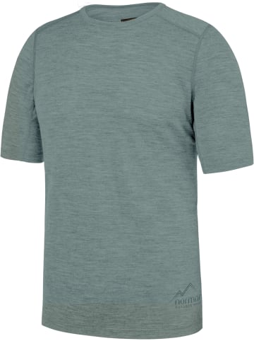 Normani Outdoor Sports Herren Merino T-Shirt Darwin in Blau