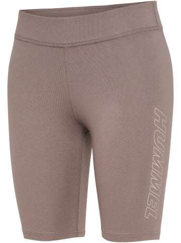 Hummel Tight Kurze Hose Hmlte Maja Damen in BLACK/DRIFTWOOD