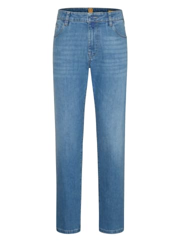 Meyer Jeans M5 Regular Fit Jeans 6209 in blau