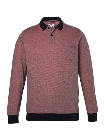 Men Plus Poloshirt in terra