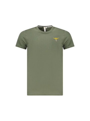 ACCADEMIA MILITARE Grün Baumwolle Herren T-Shirt