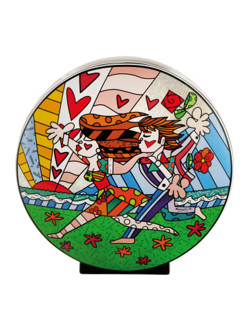 Goebel Vase " Romero BRITTO - Falling " in Bunt