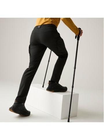 Regatta Wanderhose Sommer Questra Cargohose (Insektenabweisend) in Schwarz