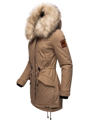 Navahoo Wintermantel Lady Like in Taupe