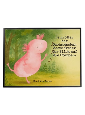 Mr. & Mrs. Panda Tischschoner Axolotl Tanzen Design mit Spruch in Weiß