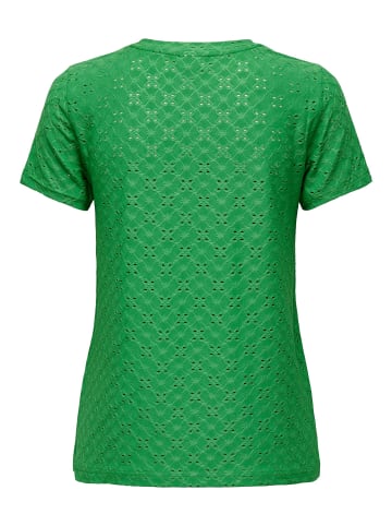 JACQUELINE de YONG Shirt 2er-Set Kurzarm Rundhals T-Shirt in Artischocken Grün