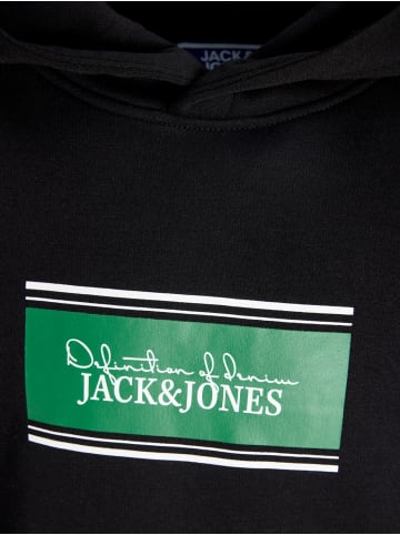 JACK & JONES Junior Hoodie Kapuzenpullover Jjbuster in black