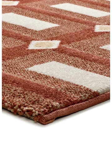 Atticgo Kurzflor-Teppich ASTRA in kupfer/beige