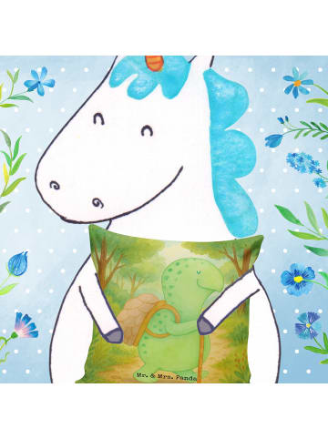 Mr. & Mrs. Panda Dekokissen Sofa Schildkröte Wanderer Design ohn... in Weiß