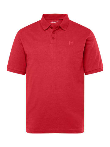 Men Plus Poloshirt in rot