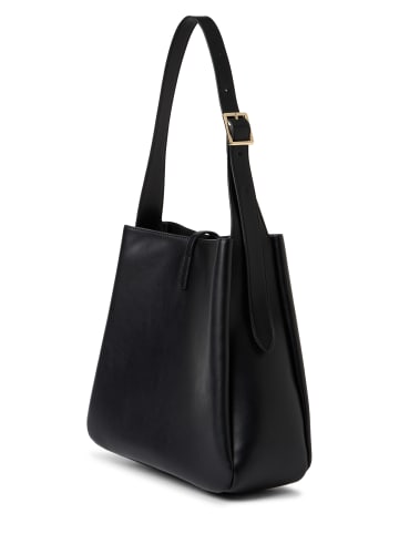 Seidenfelt Tasche Loviisa Hobo in schwarz - 0001