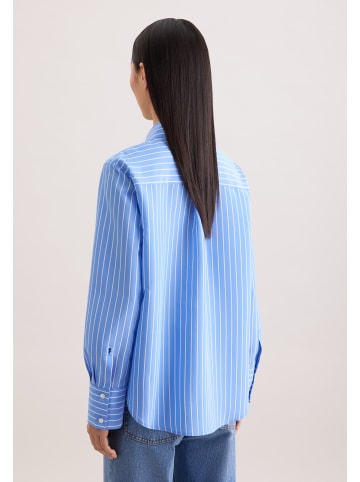 Seidensticker Hemdbluse Regular in Mittelblau
