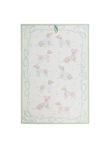 Butlers Küchentuch KITCHEN TALES  Dackel in Grün