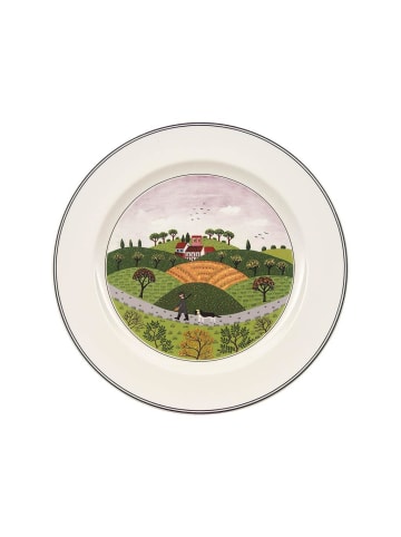 Villeroy & Boch Speiseteller Jäger Design Naif ø 27 cm in bunt