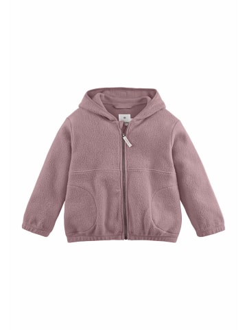 Hessnatur Fleece Jacke in altrosa