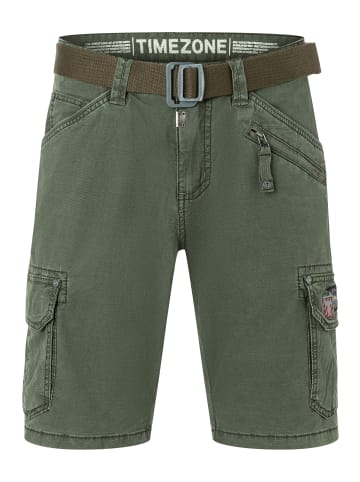 Timezone Shorts Kurze Cargo Hose Regular Mid Waist Pants in Grün