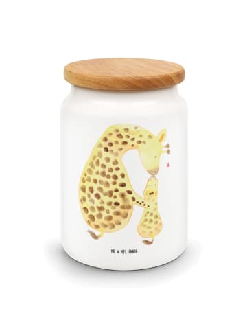 Mr. & Mrs. Panda Teedose Giraffe Kind ohne Spruch in Weiß