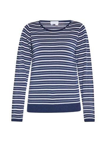 usha BLUE LABEL Damen Pullover in MARINE WEISS