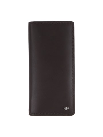 Golden Head Polo Geldbörse RFID Schutz Leder 19 cm in dunkelbraun