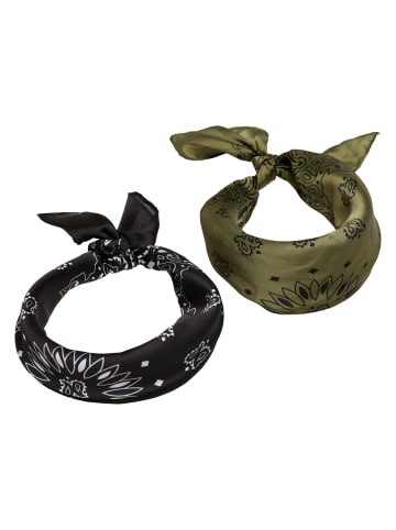 Urban Classics Bandana in blk/olive