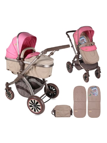 Lorelli Kombikinderwagen Aurora 2 in 1 in rosa