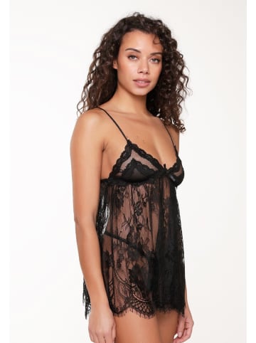 Linga Dore Babydoll & String COSMOPOLITAN in Schwarz