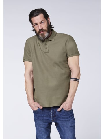 Gardena Poloshirt mit dezentem Logo in Grün