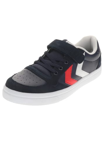 Hummel Sneaker Low in Blau/Rot