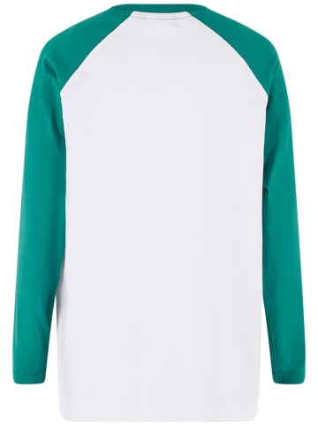 Urban Classics Longsleeves in white/green