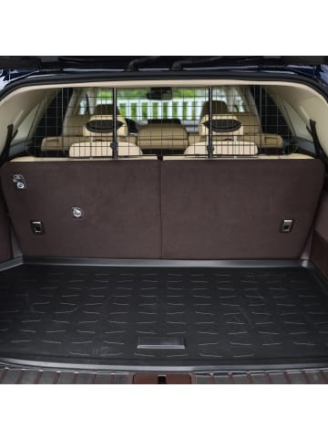 relaxdays Hundegitter Auto in Schwarz - (B)92-157 x (H)40 x (T)5 cm