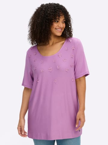 sheego Shirt in orchidee