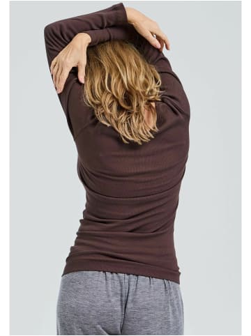 Seamless Basic Top Retro V-neck in Java