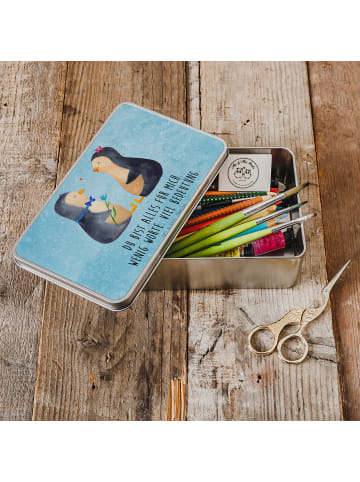 Mr. & Mrs. Panda Geschenkartikel Pinguin Pärchen mit Spruch in Eisblau