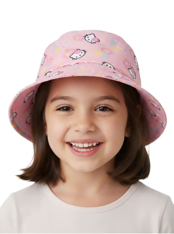 Hello Kitty Hello Kitty Fischerhut Bucket Hat Sonnenhut Sonnenschutz Anglerhut in rosa