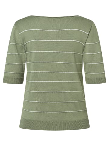 More & More Streifendessinpullover in knitted stripes pale olive green
