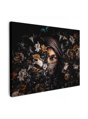 MuchoWow Leinwand bilder Blumenporträt (BxH)