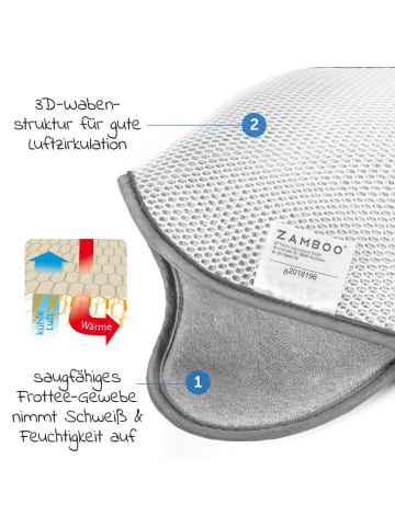 Zamboo Sitzauflage für Babyschale Cool & Dry - Grau in grau